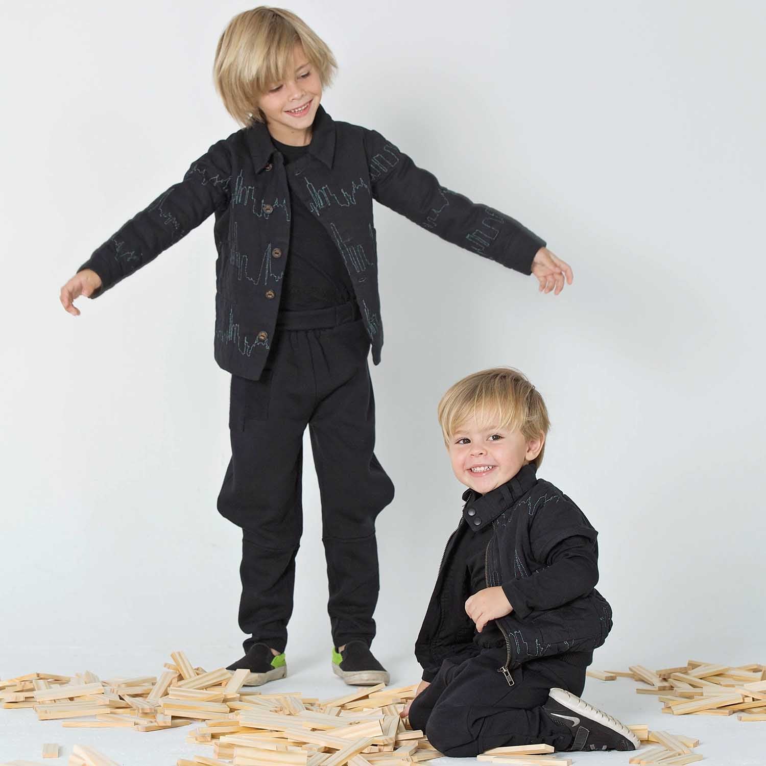 Infantium Victoria Kids Black Breeches Hose Gr.128 Baumwolle