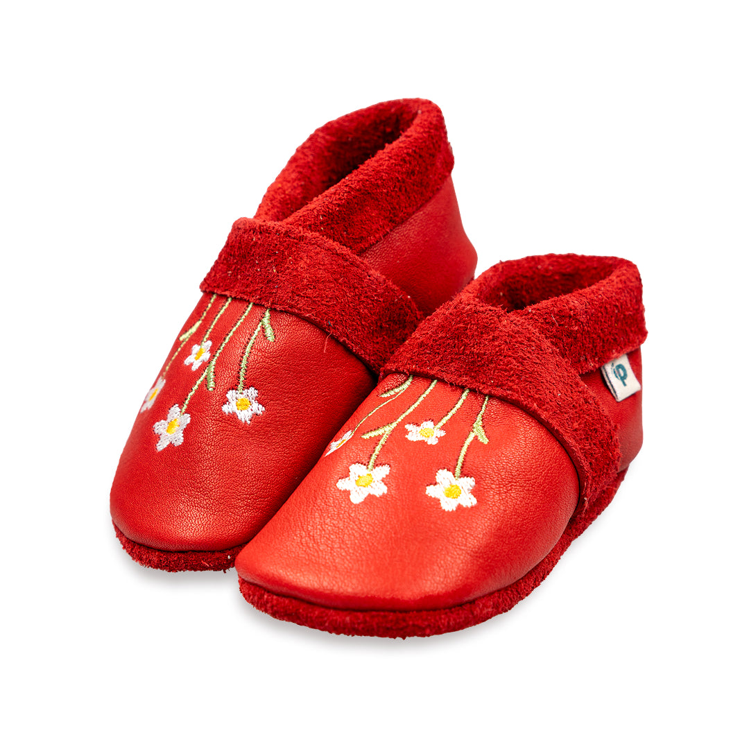 Pantolinos Gänseblümchen Barfußschuhe rosa für Mädchen