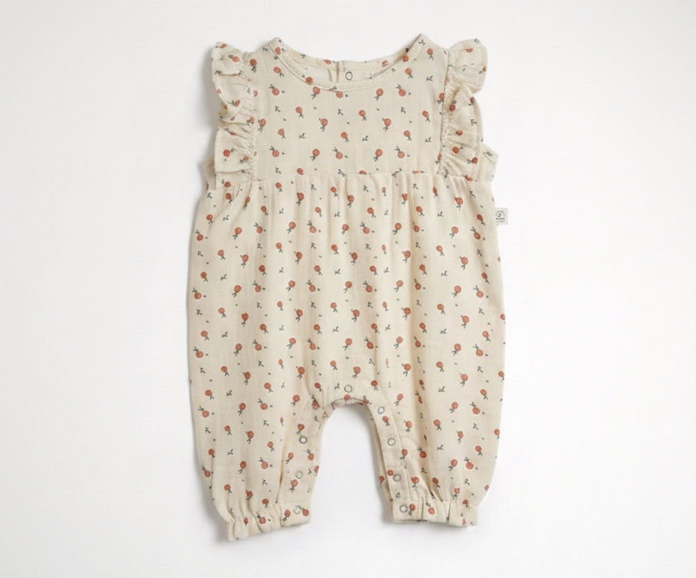 Naturkind Musselin Jumpsuit GOTS Babyoverall Navy 62/68