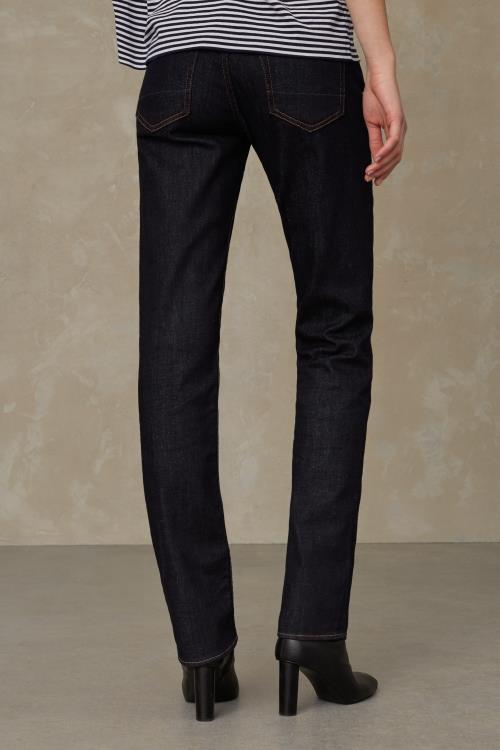 marlowe nature Emi Jeans stay black rinse Bio-Baumwolle
