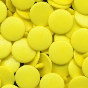 Kam Snaps Size 20 Druckknöpfe B07 Yellow matt 50 Sets