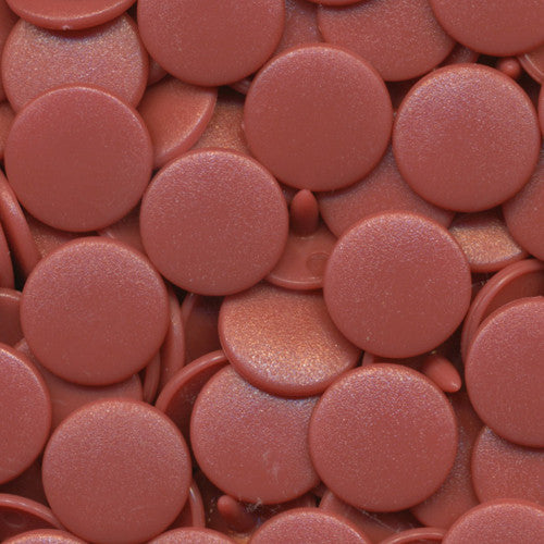 Kam Snaps Plastic Snaps B15 Dusty Rose Druckknöpfe 50 Sets