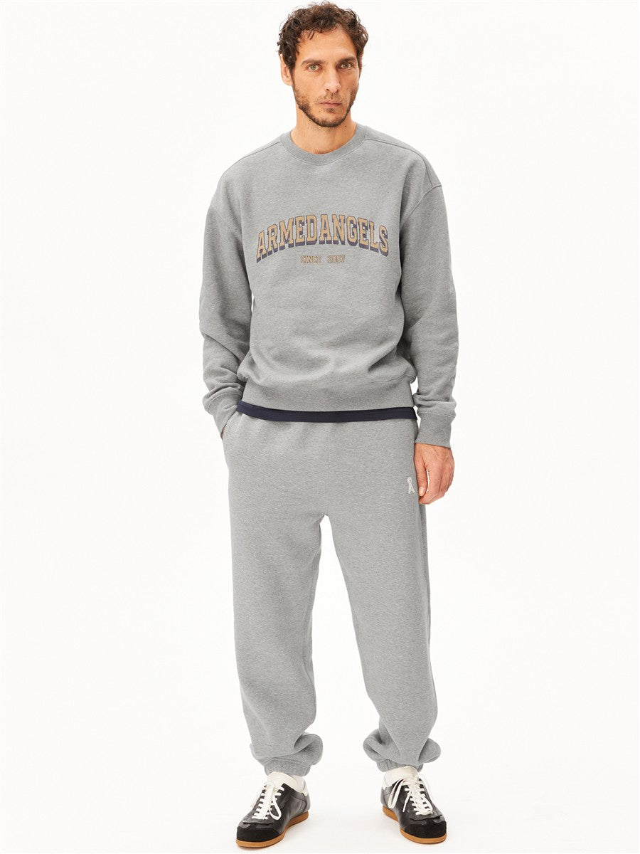 Armedangels Wordmark Relaxed Sweatshirt silver Bio