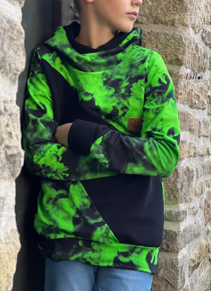 Schnittrebell Solea Kids Gr. 98-152 Papierschnitt Hoodie Kinder