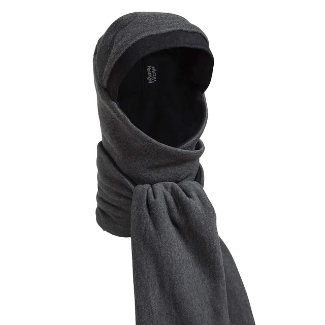 Infantium Victoria Grey Scarf-Hat Schalmütze 98 Grau Baumwolle