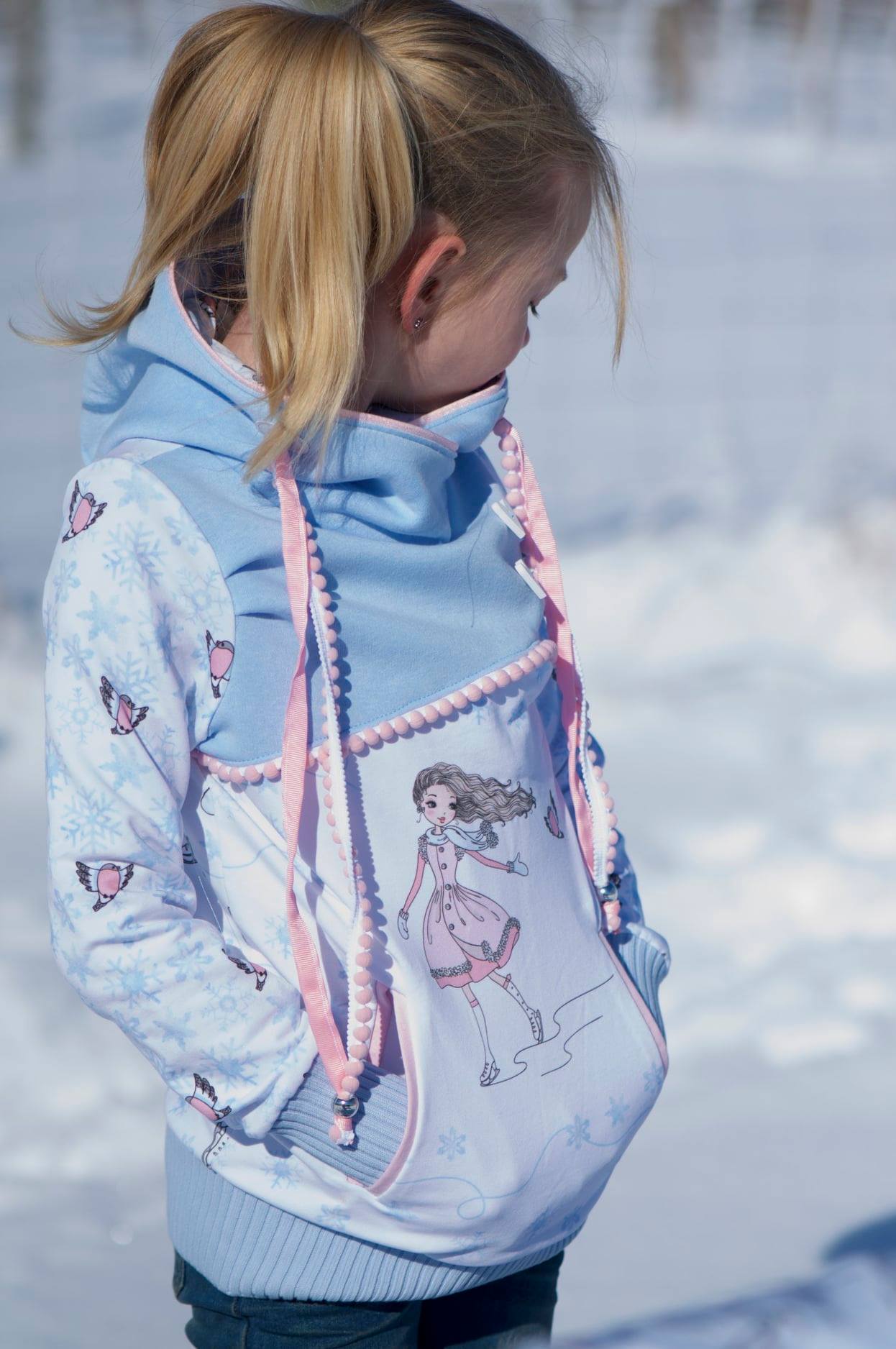 Schnittrebell Petite Elise Ebook Hoodie Schnittmuster Gr.98-146