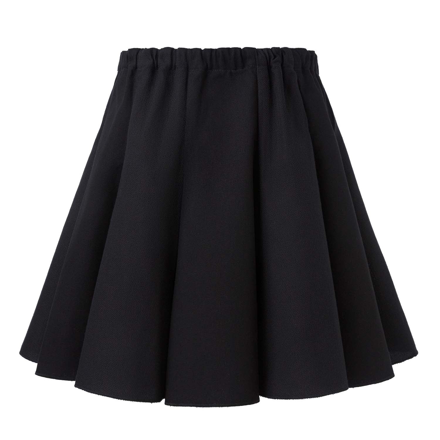 Infantium Victoria Black Circle Skirt Kinderrock schwarz Twill