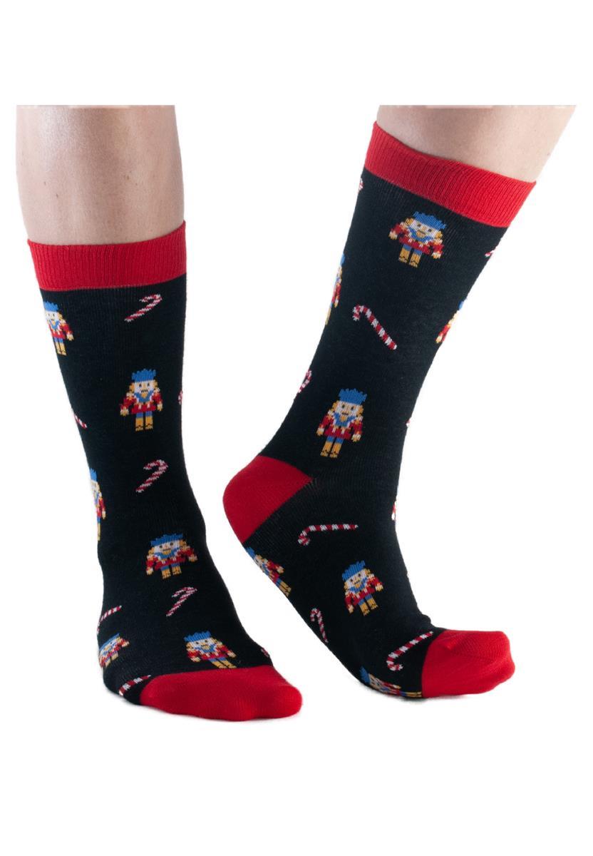 marlowe nature Drummers Socken black 35-41 Bambus-Muster