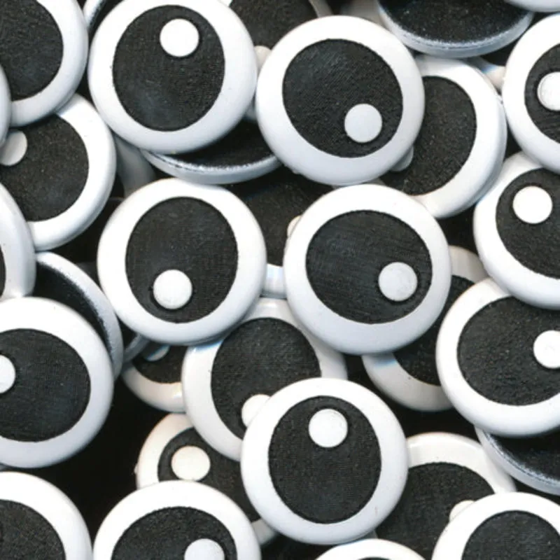 Kam Snaps Druckknöpfe Two-Toned Engraved Eyes 25 Sets