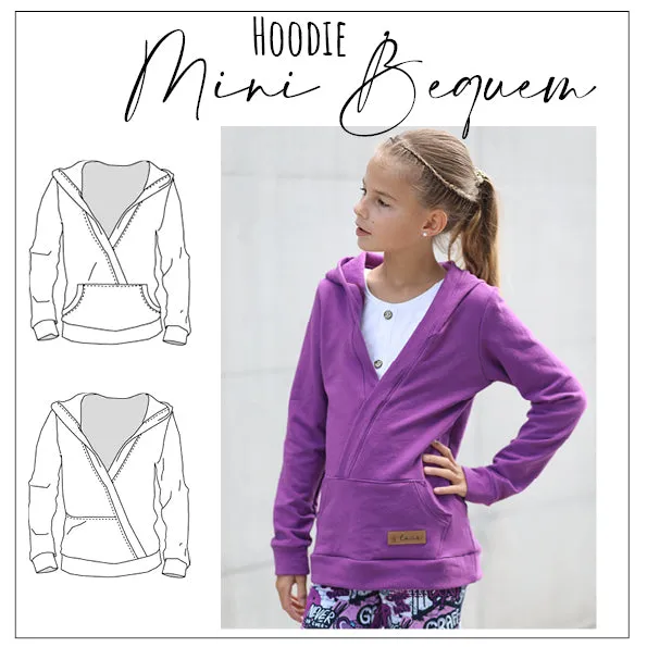 Moeve Design Mini Hoodie bequem Schnittmuster Kinder 104-164