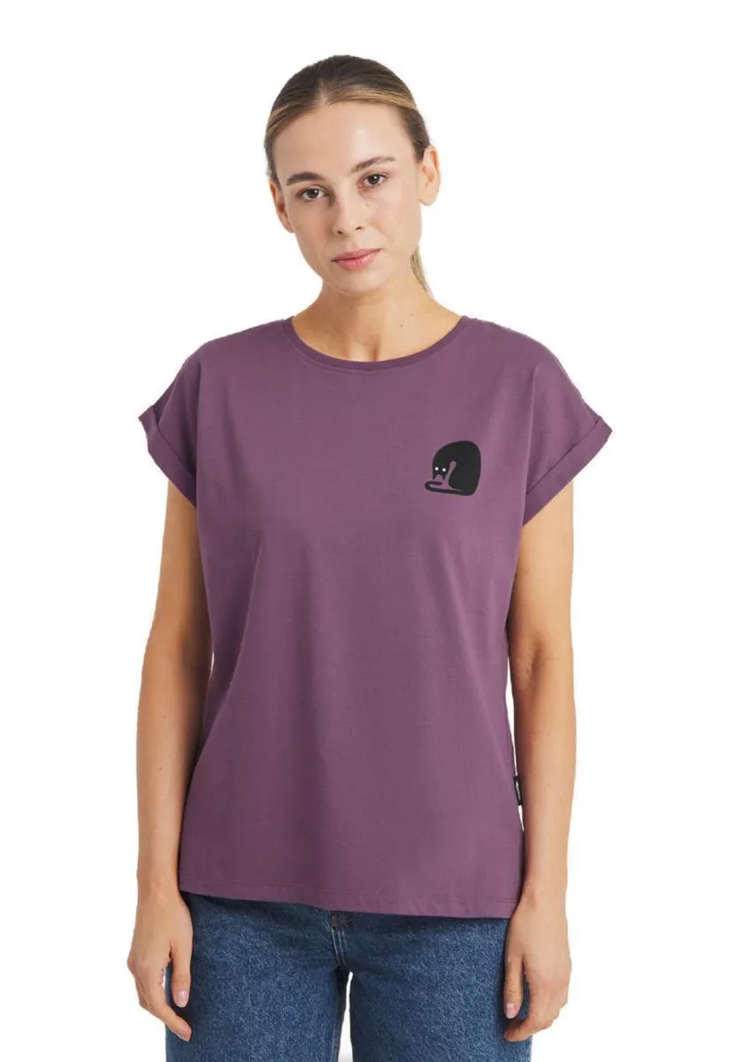 marlowe nature Visby T-Shirt Berry Bio-Baumwolle Katze