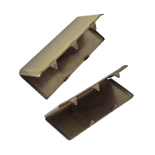 KAM Bag Hardware Gurtenden 1" Silber 10er Pack Metall