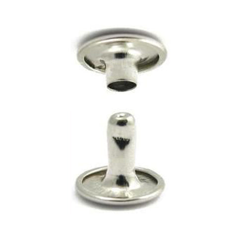 Kam Snaps Rivets Double Cap Nieten 9mm Silber 50 Sets