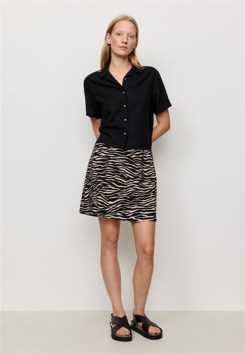 marlowe nature Zedoary Zebra Rock black Ecovero A-Linie