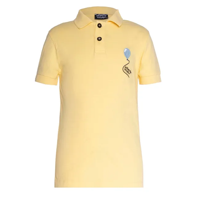 Infantium Victoria Poloshirt gelb Gr.128 Bio-Baumwolle Ballonstick