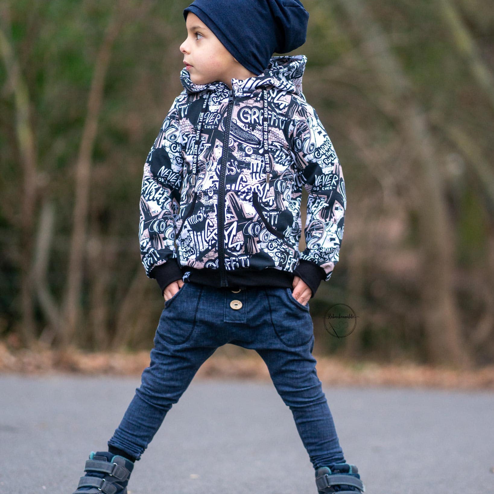 Moeve Design Mini Nurika Sweatjacke Gr. 86-164 Kinder