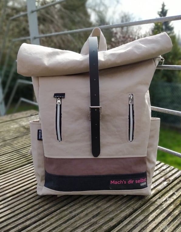 Schnittrebell Baxxter Rolltop-Rucksack Papierschnitt A0