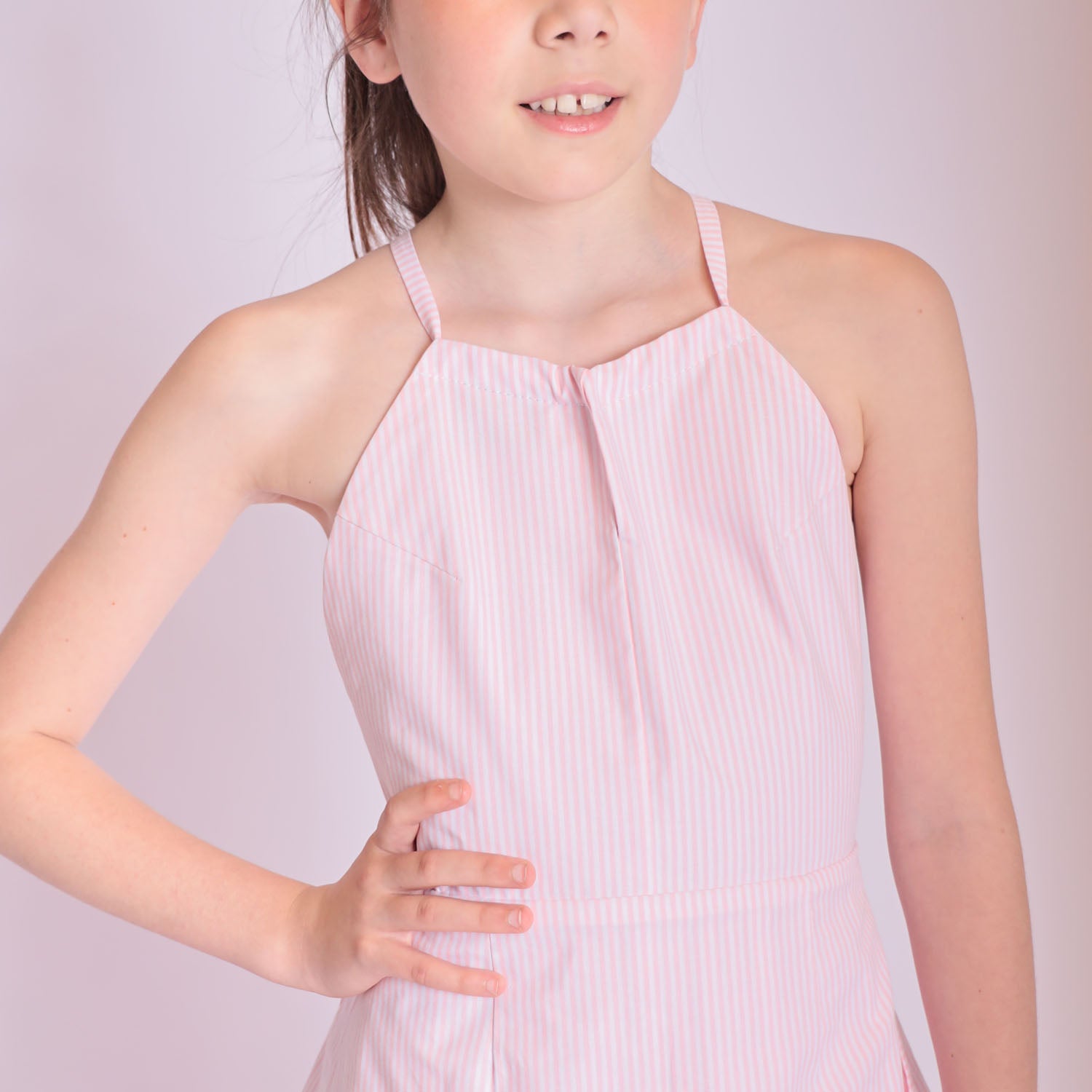 Infantium Victoria Zero Waste Kleid rosa Bio-Baumwolle Festkleid