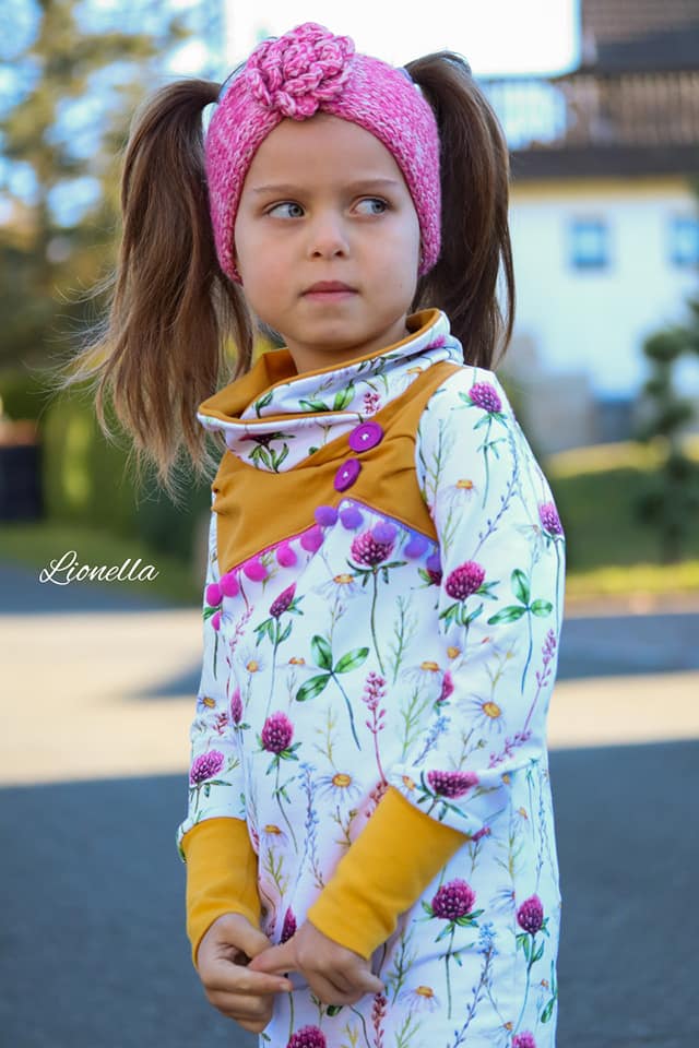 Schnittrebell Petite Elise Add On Hoodiekleid Gr.98-146 Nahttaschen