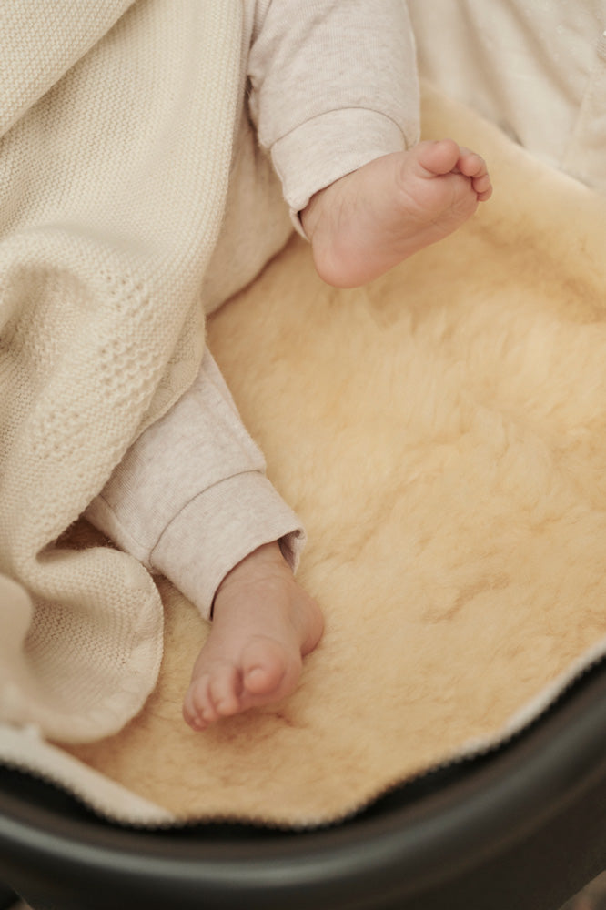 Naturkind Lammfell-Einlage Kinderwagen Fell Winter