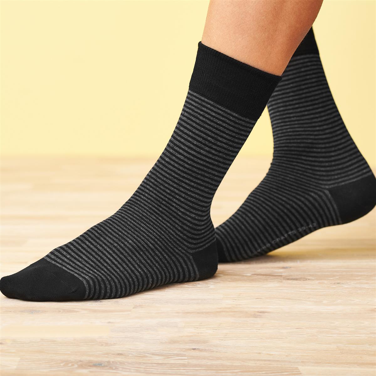 Marlowe Nature Arni 2er Socken black/anthra Bio-Baumwolle 43-46