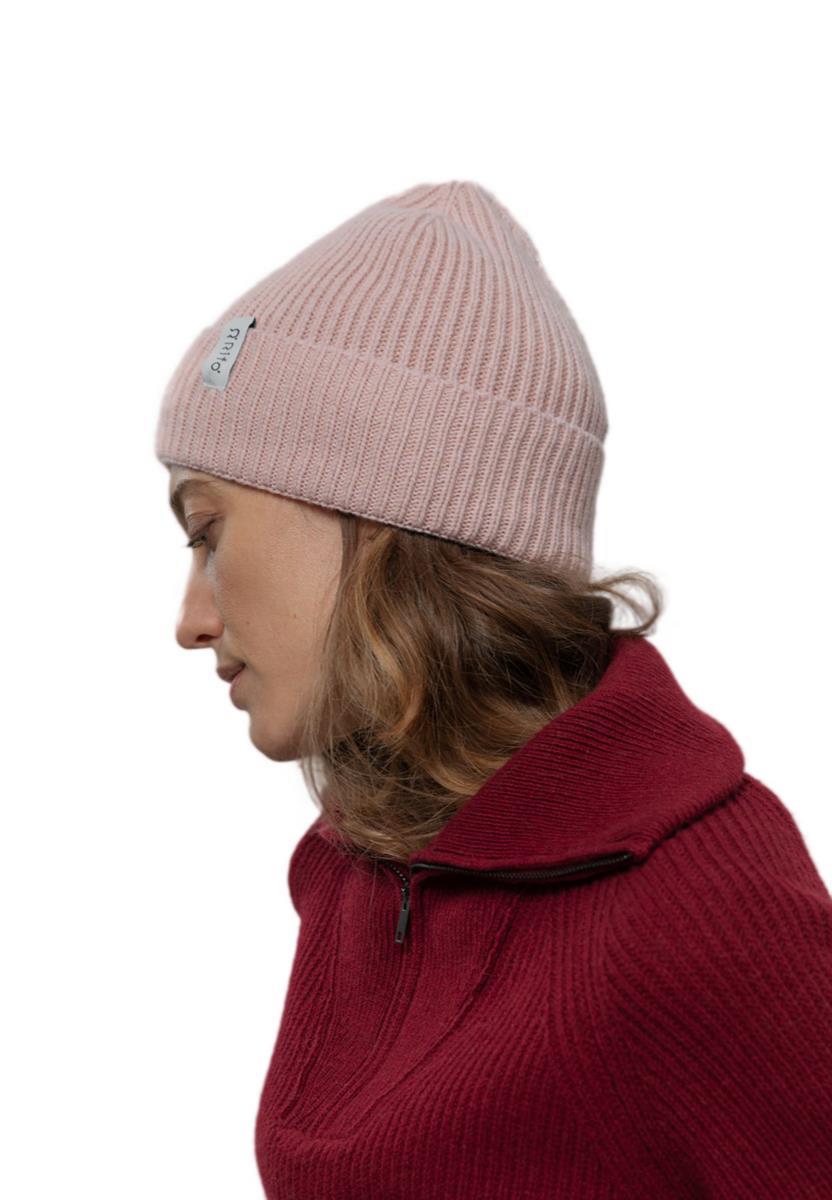 Marlowe Nature Marcello Strickmütze pink blush Kaschmir