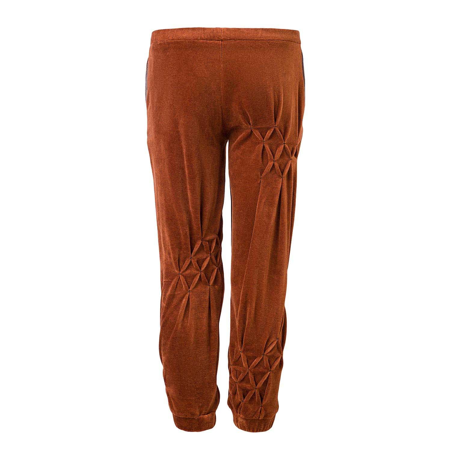 Infantium Victoria Samthose Kinder kupfer Bio-Samt Smok Gr.128