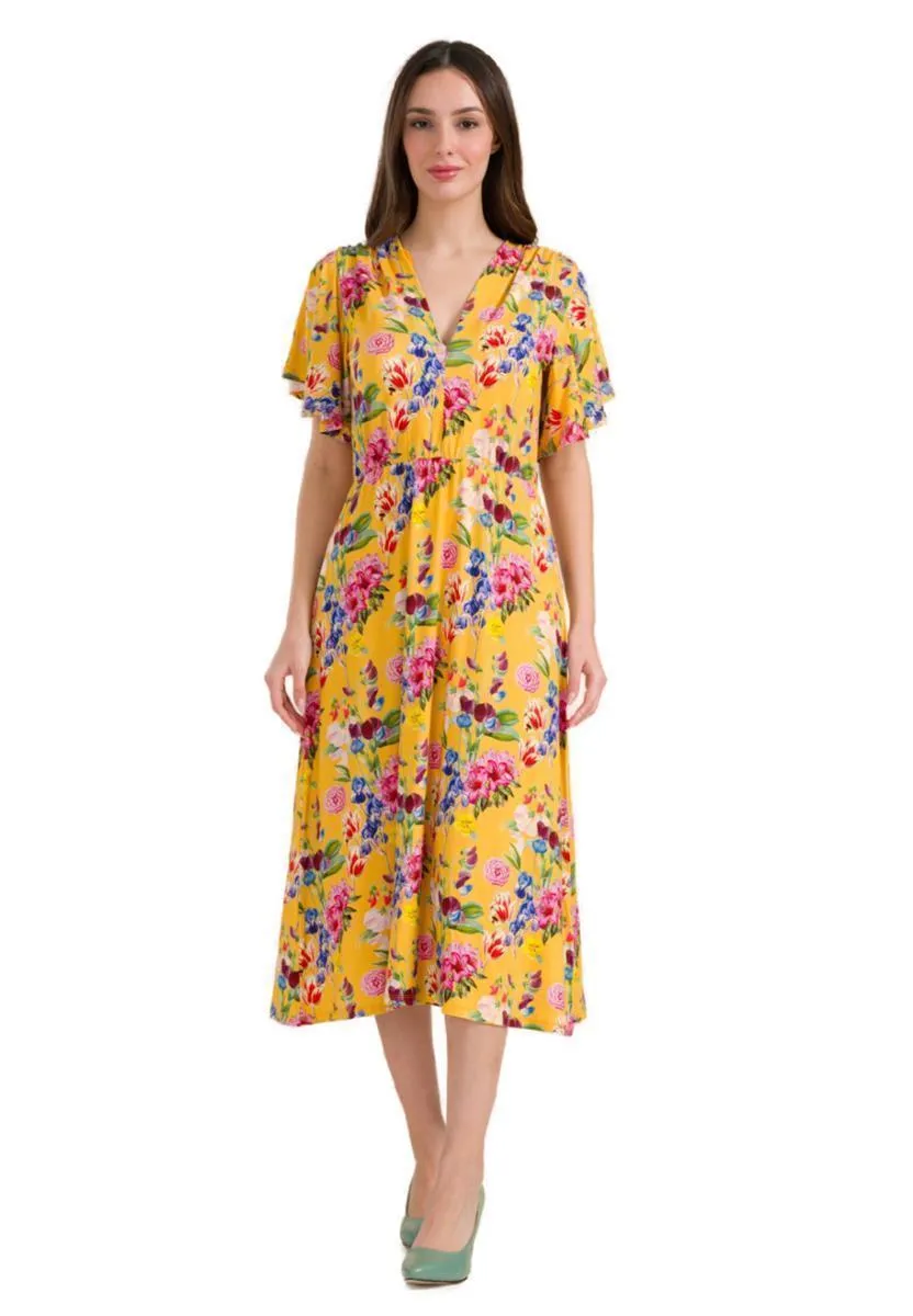 marlowe nature Trix Butterfly Kleid summer bouquet Gelb