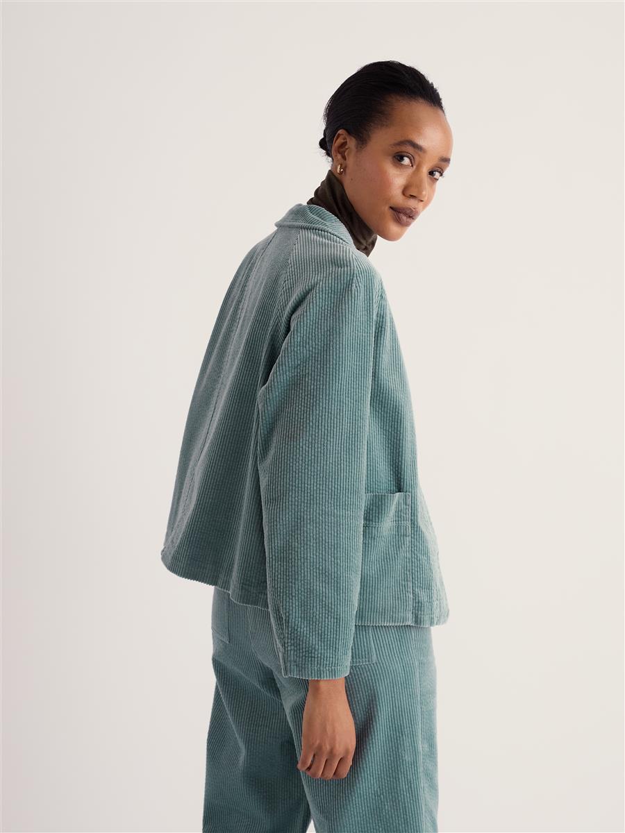 marlowe nature Ocean Mist Jacket Cordjacke lichen Bio-Baumwolle