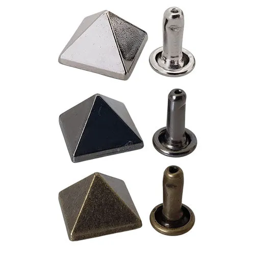 Kam Snaps Pyramid Nieten 8mm/10mm 50 Sets