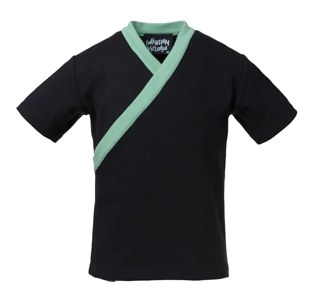 Infantium Victoria Kimono T-Shirt schwarz Baumwolle