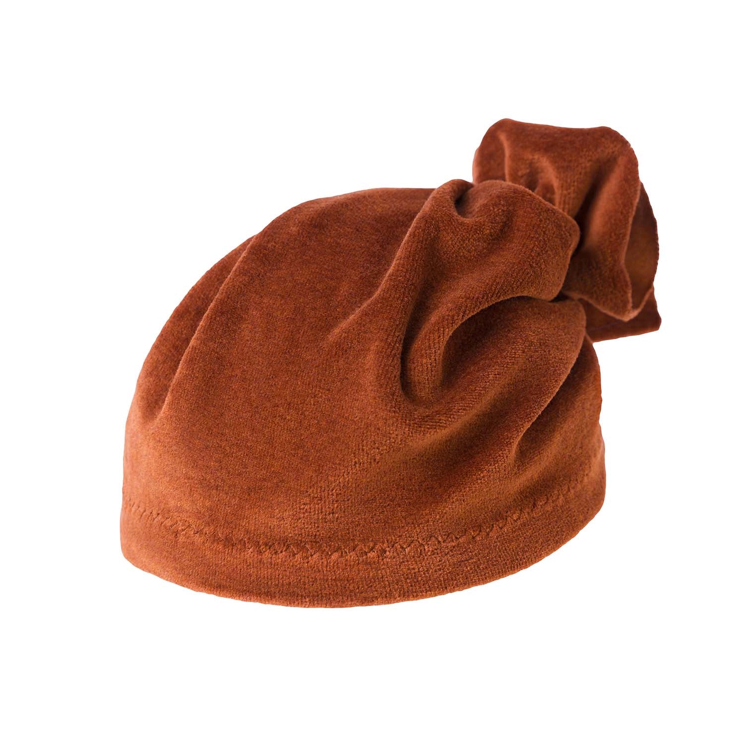 Infantium Victoria Accessories Copper Velvet Turban Mütze Kupfer S