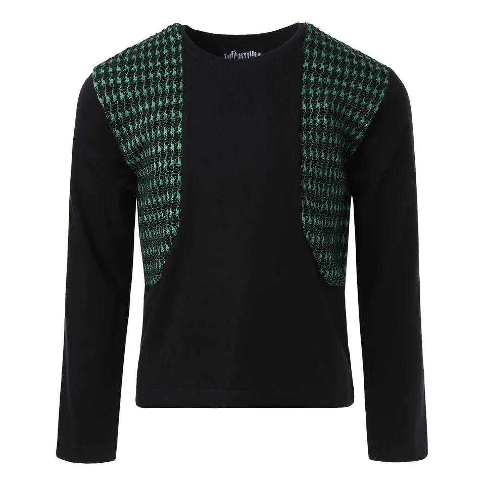 Infantium Victoria Black Longsleeve schwarz Baumwolle 104