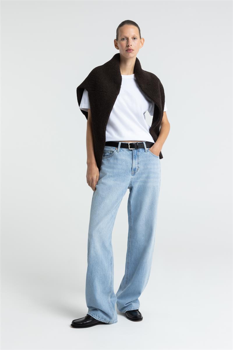Kings of Indigo Joan Jeans blue reef Bio-Baumwolle weites Bein