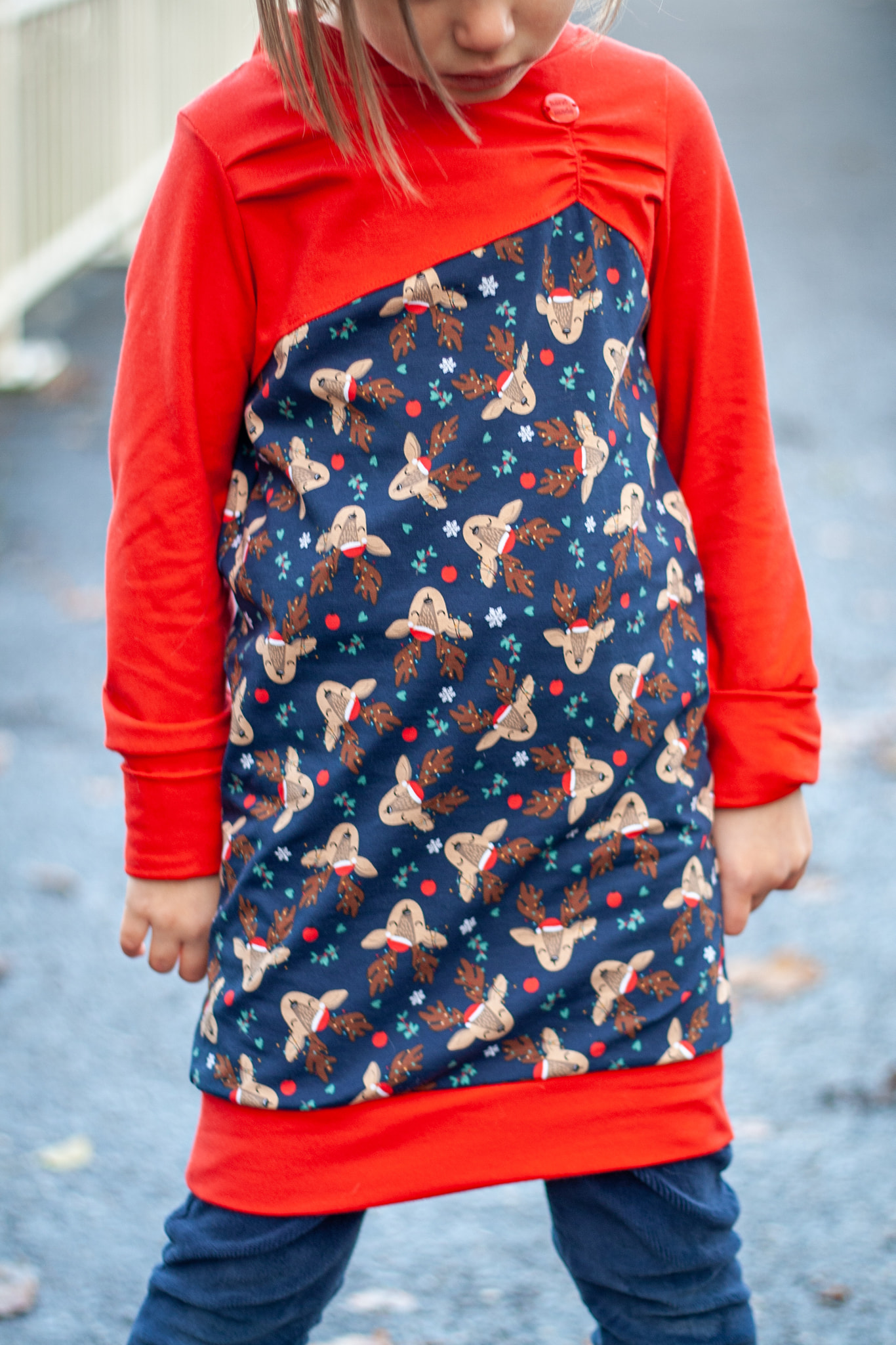 Schnittrebell Petite Elise Add On Hoodiekleid Gr.98-146 Nahttaschen