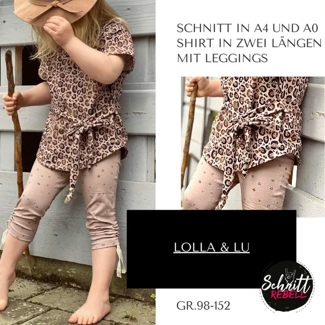 Schnittrebell Lolla & Lu Shirt Kleid Leggings Gr.98-152 Ebook