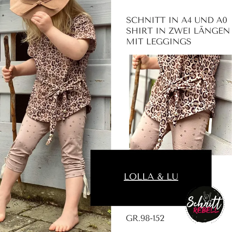 Schnittrebell Lolla & Lu Shirt Kleid Leggings Gr.98-152 Ebook