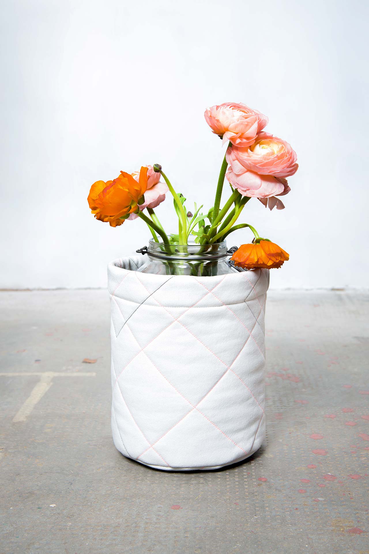 Yes Honey #flowerempower Utensilo Schnittmuster Korb