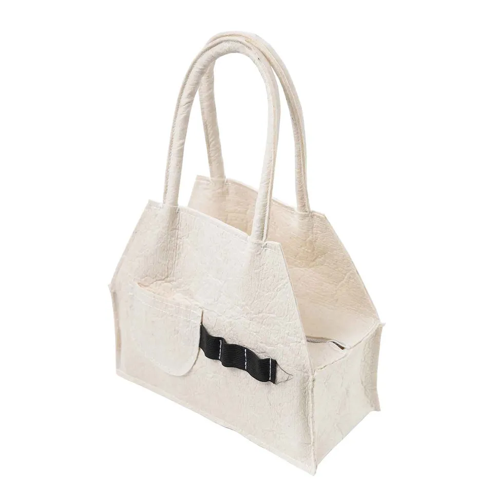 Infantium Victoria White Pinatex Handbag Tasche weiß vegan