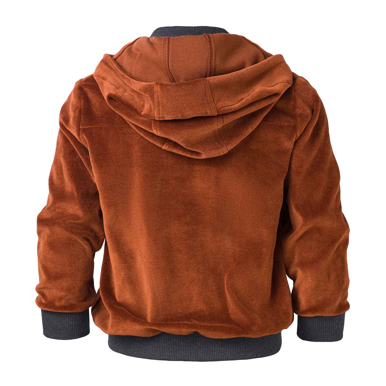 Infantium Victoria Hoodie Kupfer Gr 128 Samt Baumwolle