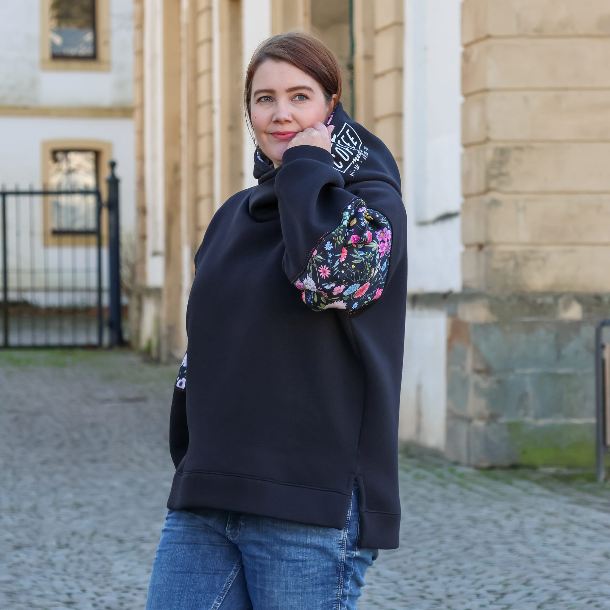 Schnittrebell Hudie Oversize Hoodie Papierschnitt Gr.34-54