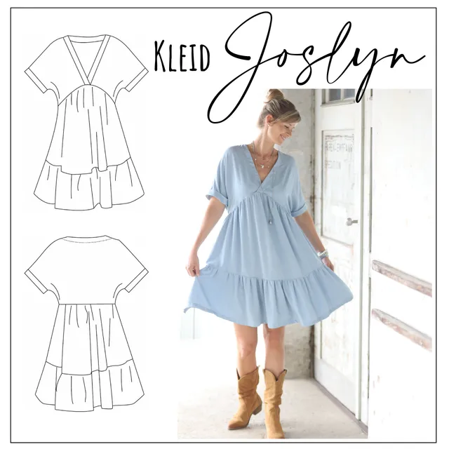 Moeve Design Kleid Joslyn Gr. 32-52 Schnittmuster Sommerkleid