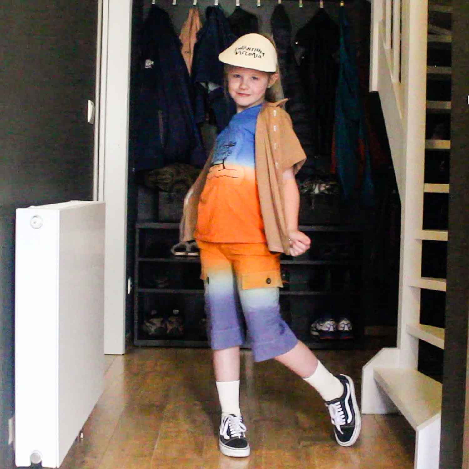 Infantium Victoria Dip Dye Cargo Shorts Kindershorts Multi Gr. 116