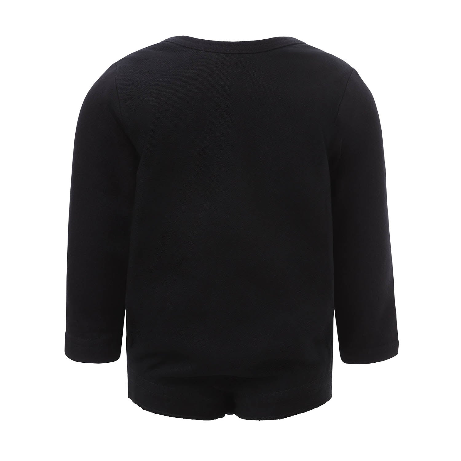 Infantium Victoria Black Onesie Babybody schwarz Blumenstickerei