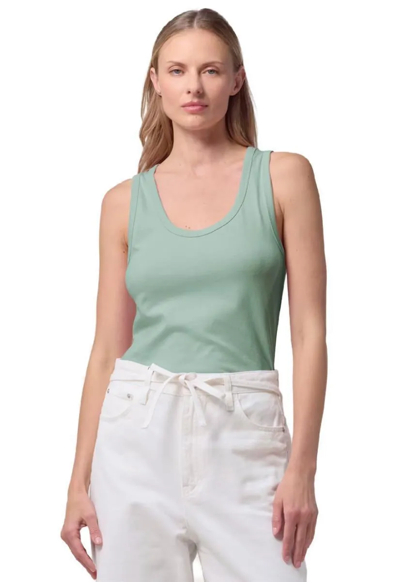 marlowe nature Ava Tank Top aloe Bio-Baumwolle Träger