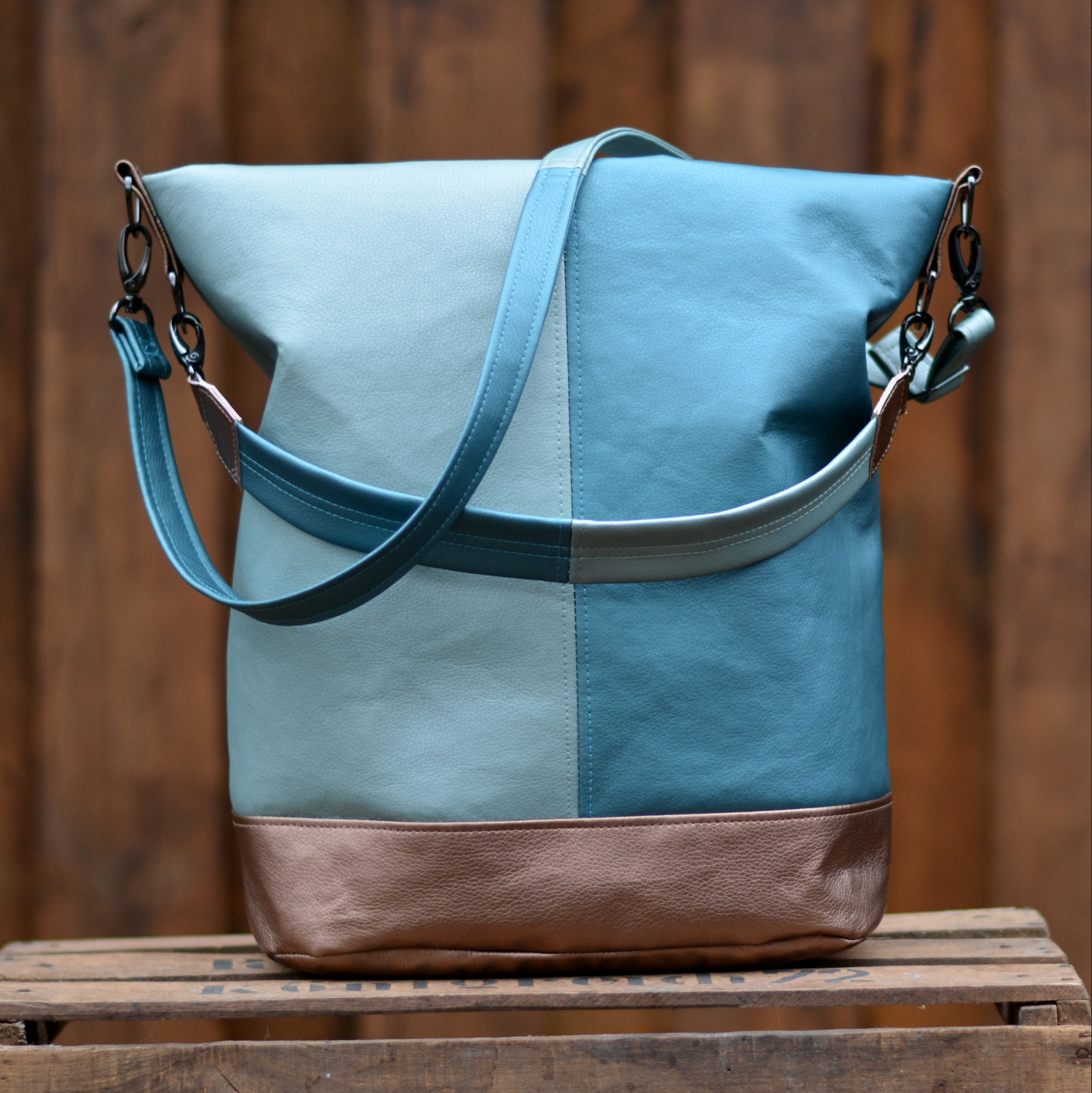 Schnittrebell Onyxx Papierschnitt Hobo Bag 2 Grössen+Etui