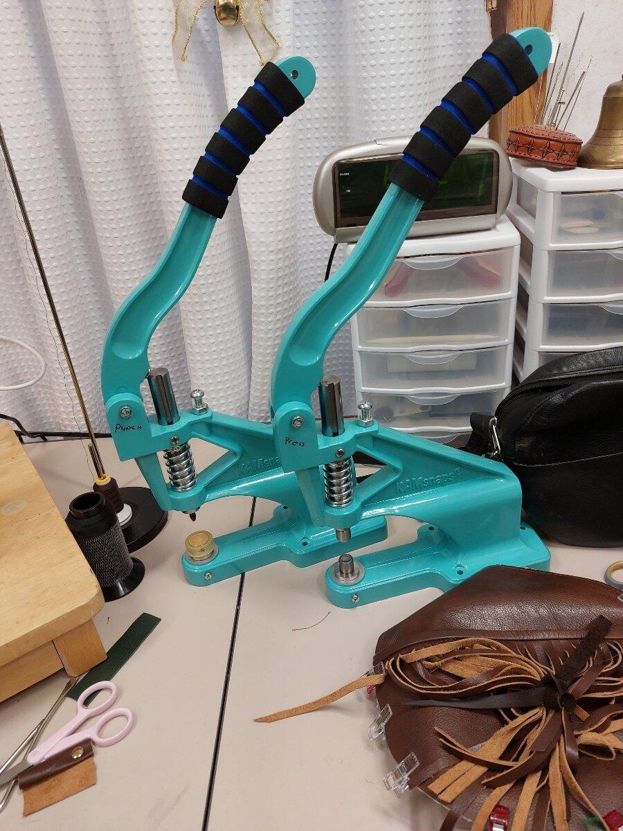 Kam Snaps Tools DK93 Tischpresse Druckknopfpresse Tiffany Blue