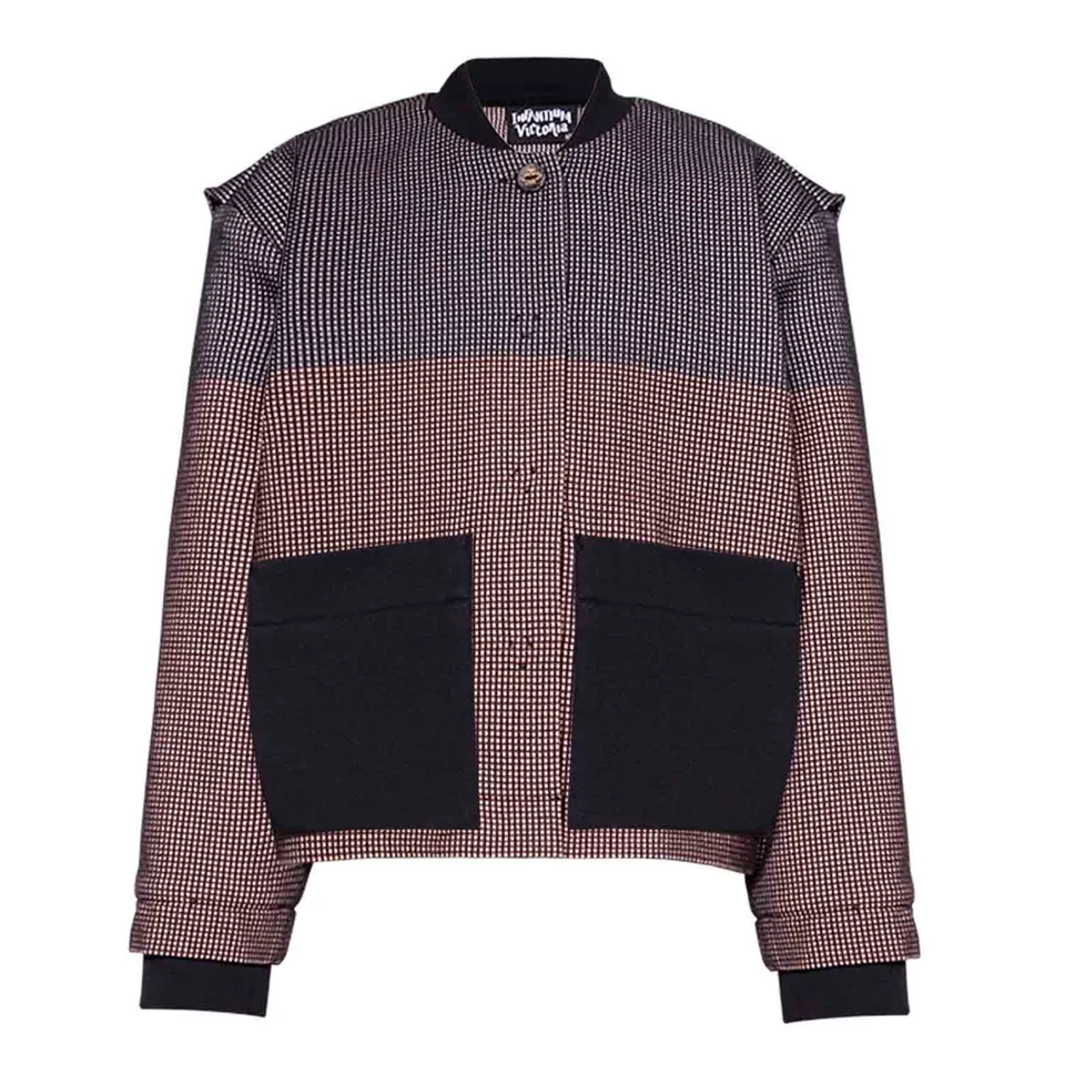 Infantium Victoria Bomberjacke Kinderjacke bunt Baumwolle Kokosknöpfe