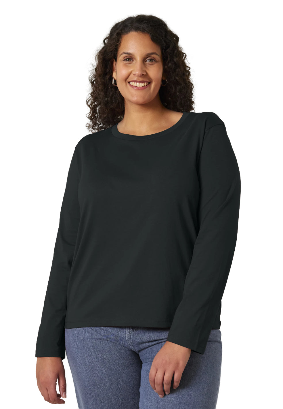 Stanley Stella Muser Langarmshirt White Bio-Baumwolle