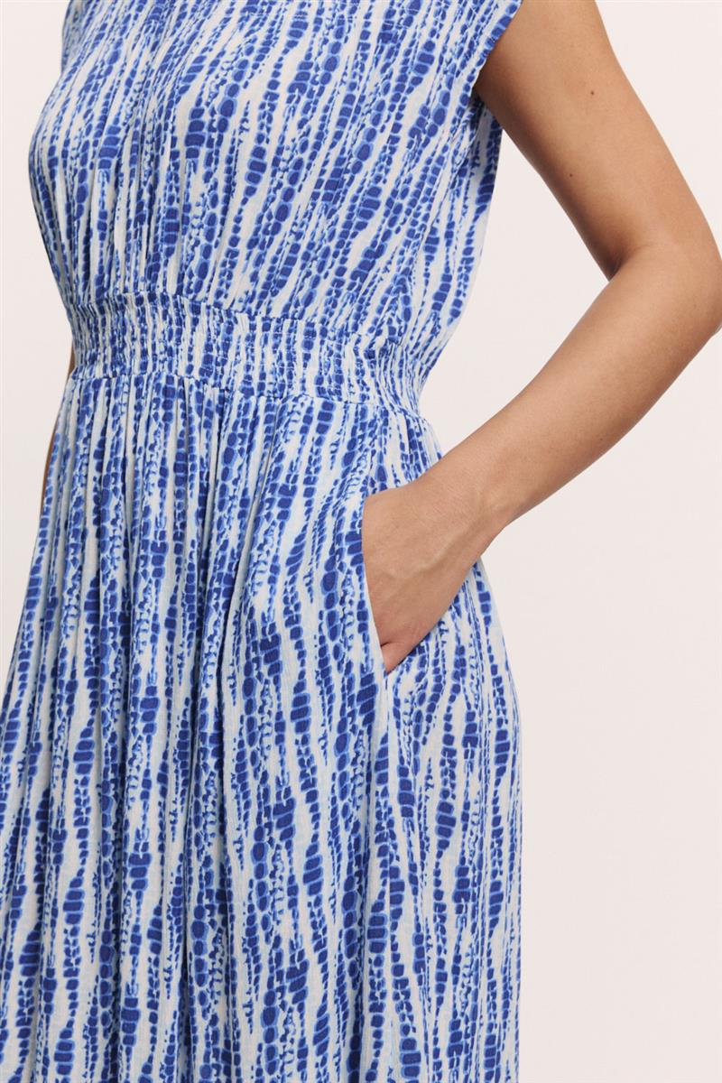 Marlowe Nature Kleid Mariaa Viskosekleid blue batik 38 Ecovero